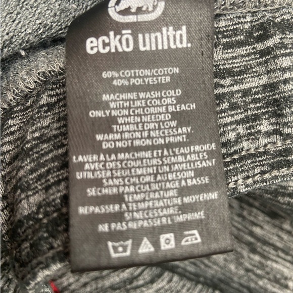 Ecko Unltd Sweat Shorts Drawstring Waist Men's Size 2XL Grey - Picture 6 of 9